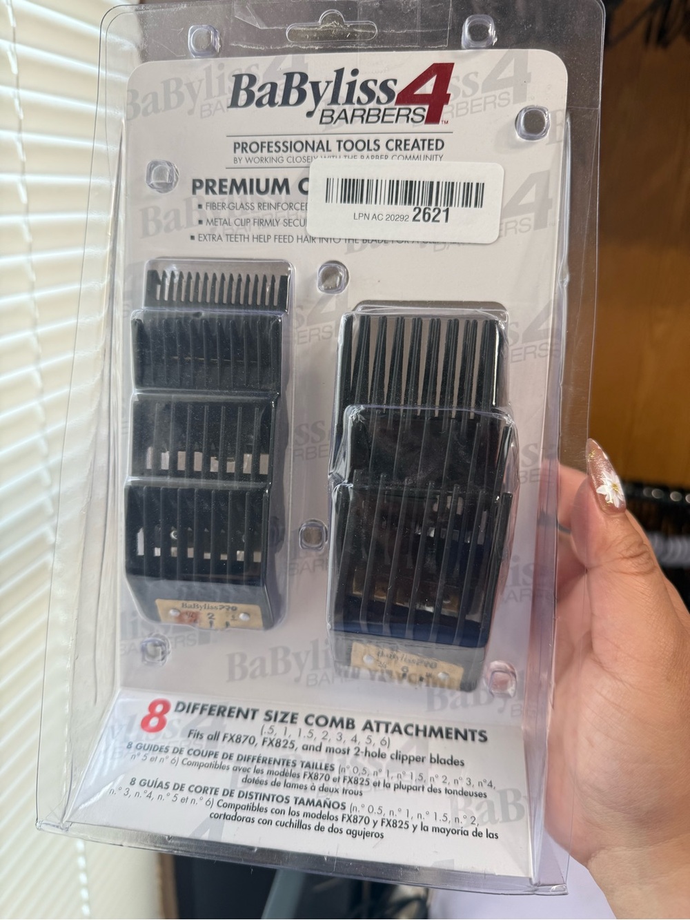 BaByliss clipper comb attachments